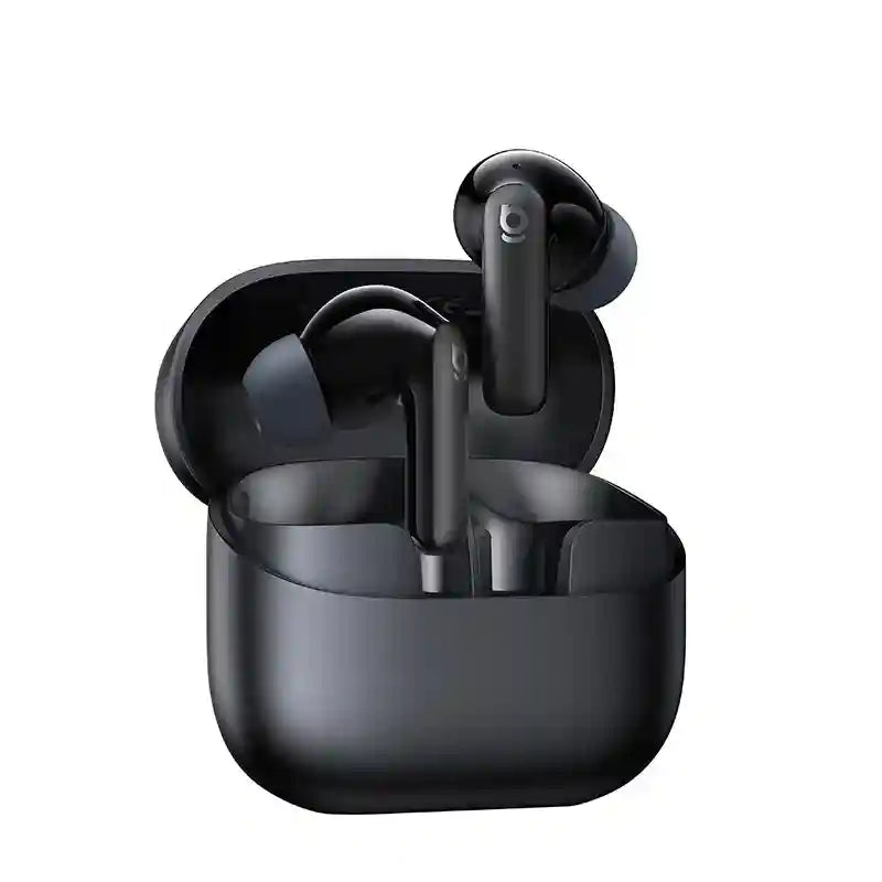 Tidesmit Wireless Headphones - 43dB Active Noise Cancellation, Black/White Black Tidesmit