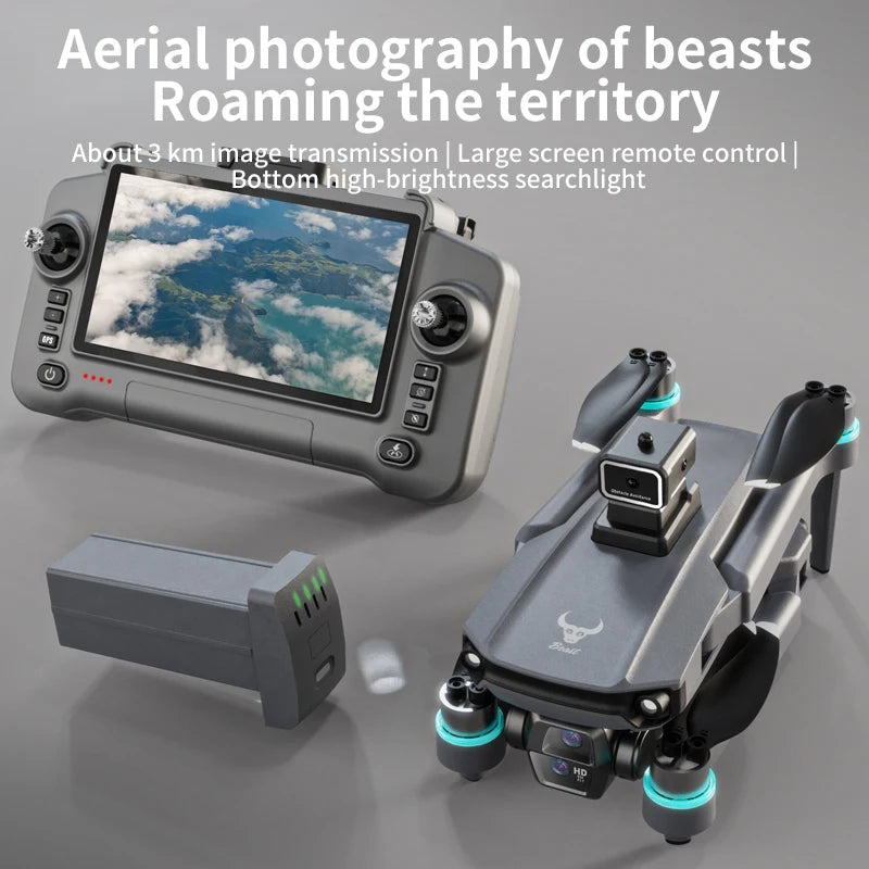8K GPS Camera Drone with EIS Stabilization and Brushless Motor Tidesmit