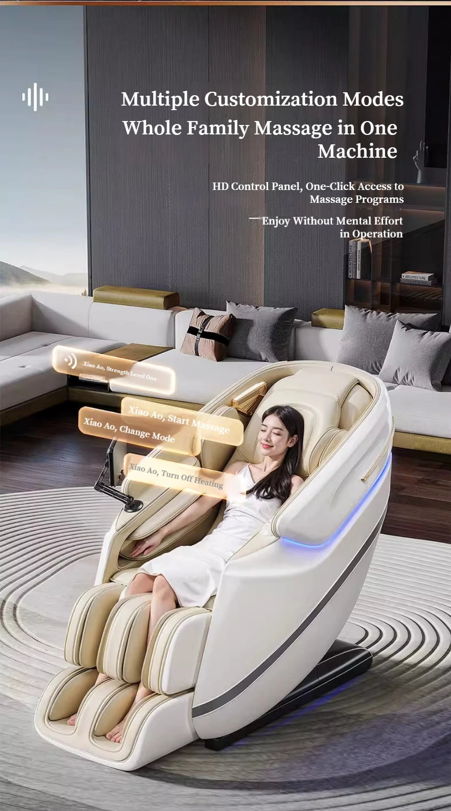 Zero Gravity SL Track Massage Chair with Heat Therapy - Tidesmit Body Shaping Massage Equipment Tidesmit