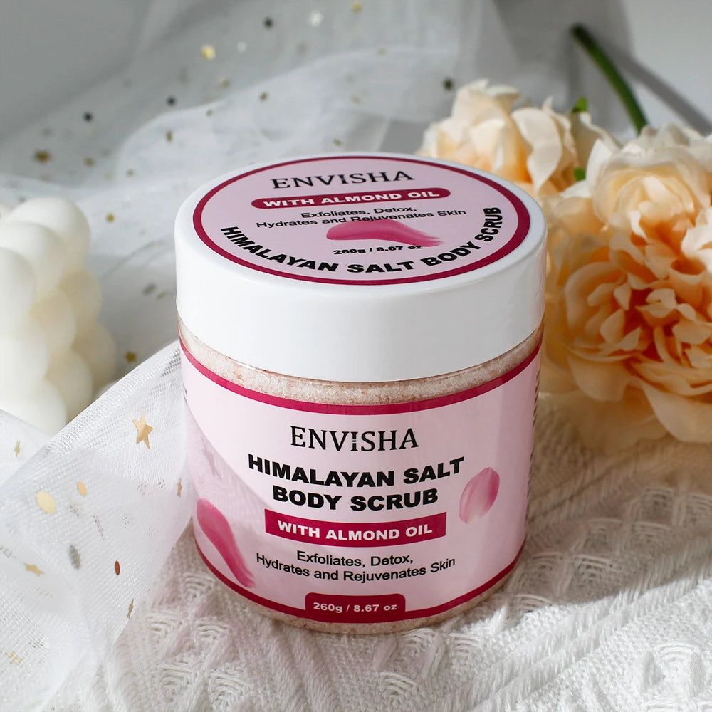 Rose Body Scrub - Natural Exfoliating Moisturizer for Smooth Skin Scrubs Treatments Tidesmit