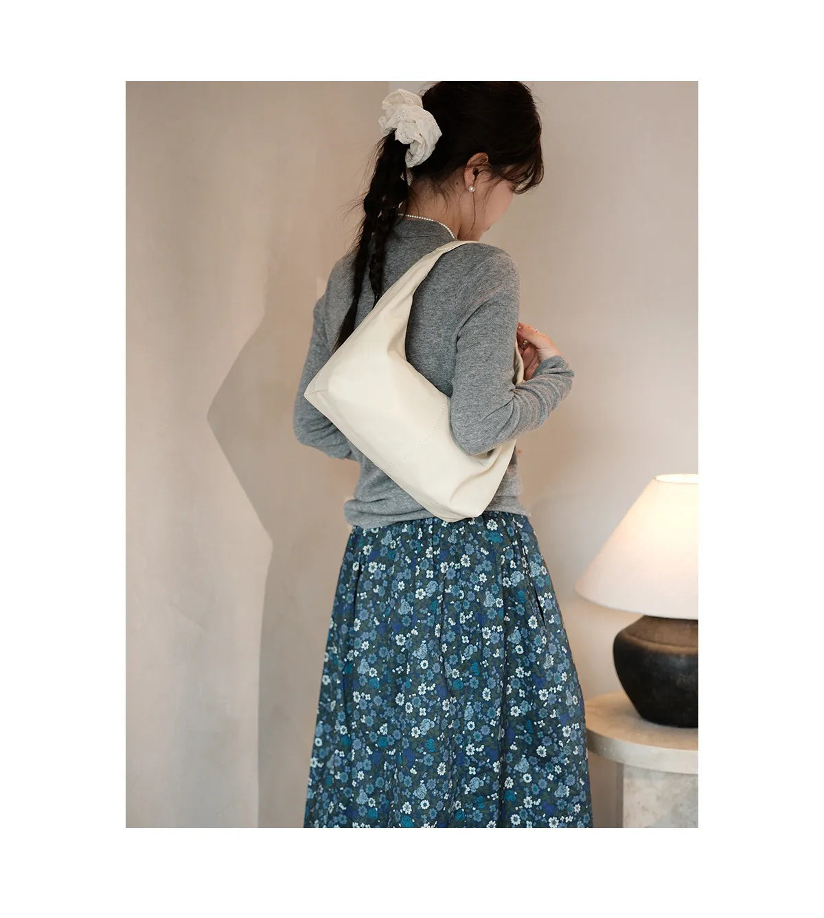 casual designer high quality soft vegetable tanned cowhide ladies shoulder bag fashion genuine leather women underarm bag