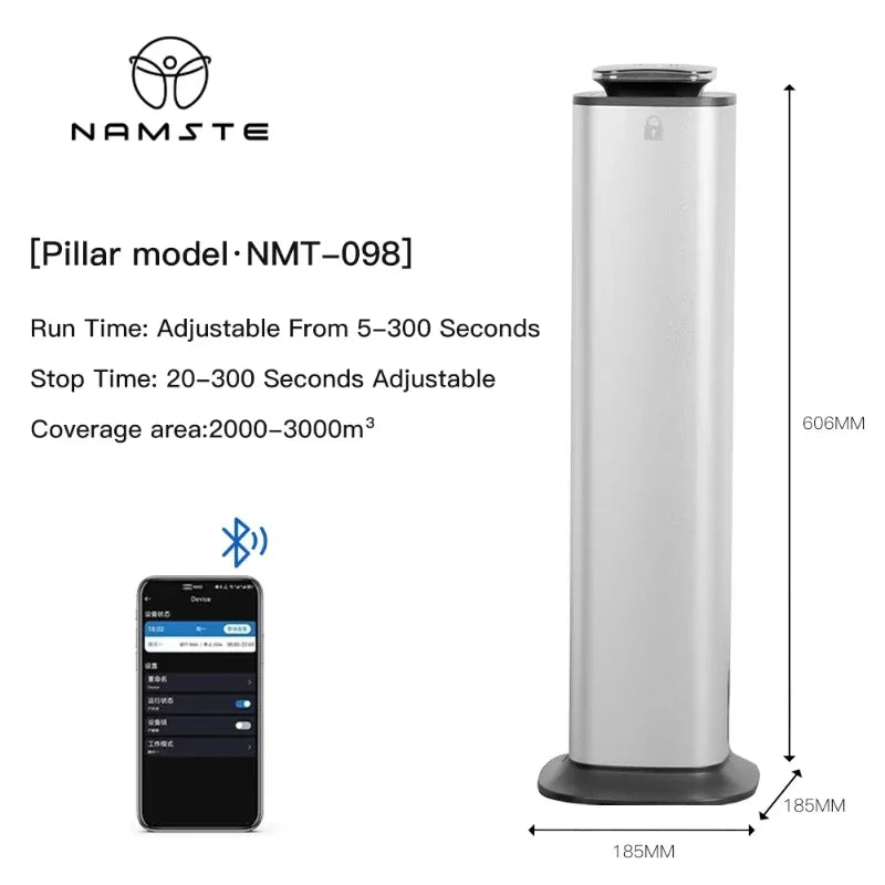 NAMSTE Electric Aromatic Diffuser Coverage 4000m³ Smart Bluetooth Essential Oils Fragrance Machine Home Hotel Scenting Device