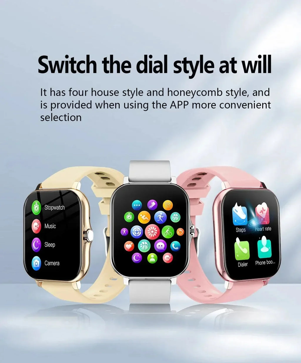 2026 New Smart Watch 1.83'' Inch HD Screen Bluetooth Call Sleep Blood Oxygen Pressure Health Monitoring Watches For Women Men