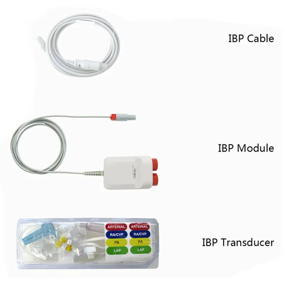 CONTEC Patient Monito raccessory probe ECG cable/ Blood tube/ Oximeter probe/ NIBP tube SPO2 probe /IBP cable/bag/cuff/etco2