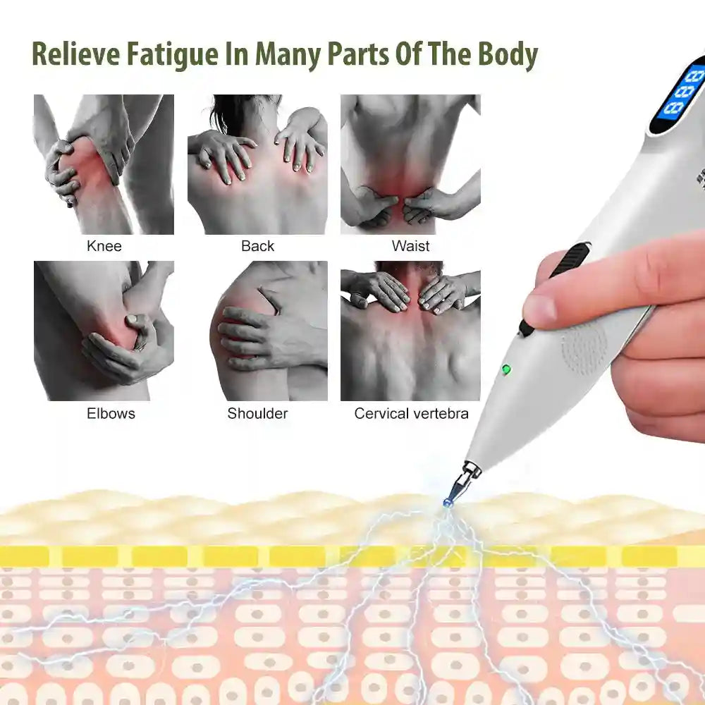 Acupuncture Pen Digital Electric Muscle Stimulator for Home Relaxation Relaxation Treatment Tidesmit
