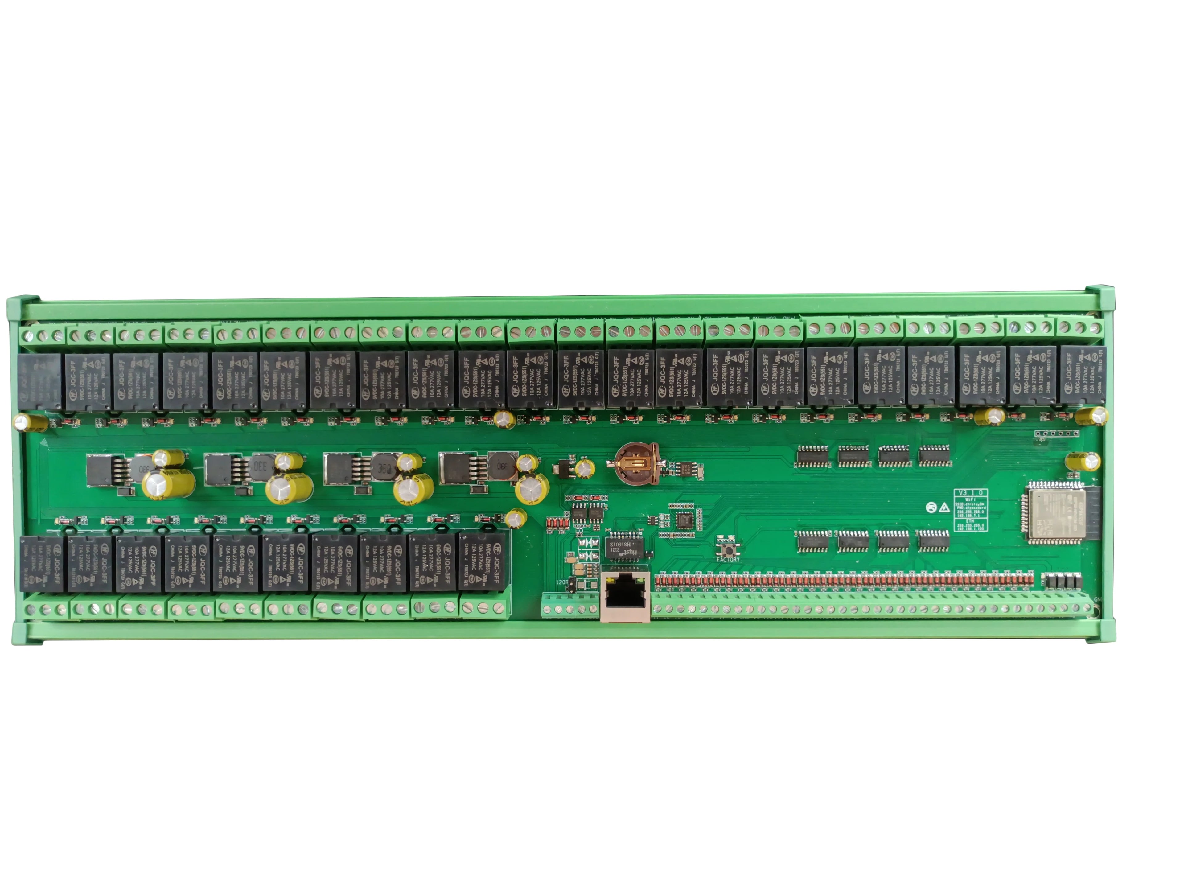 Ethernet Relay Board 32 Channel WiFi MQTT for Home Assistant Automation 32CH ETHWiFi 485 China Mainland Tidesmit