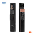 Fechadura Digital Security Lock 3D Face Recgonistion Tuya Wifi Smart Door Lock With Intercom Camera Fingerprint Macha Browwn