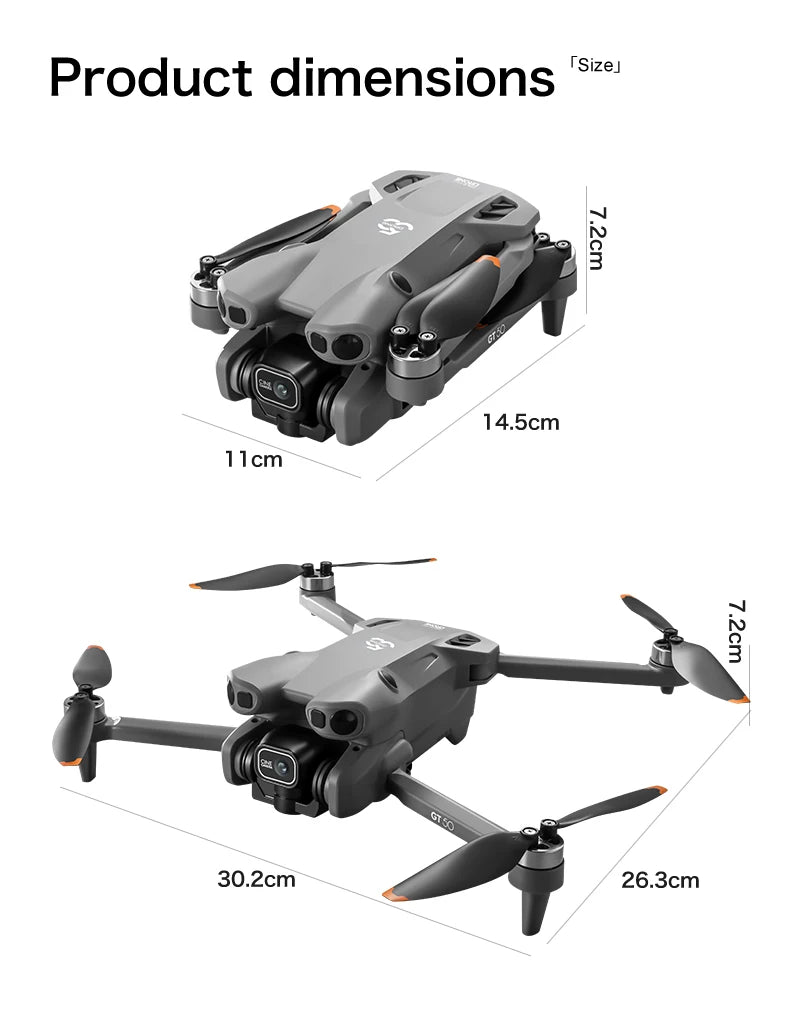 8K GPS Camera Drone with Obstacle Avoidance | Foldable Aerial Pro Tidesmit