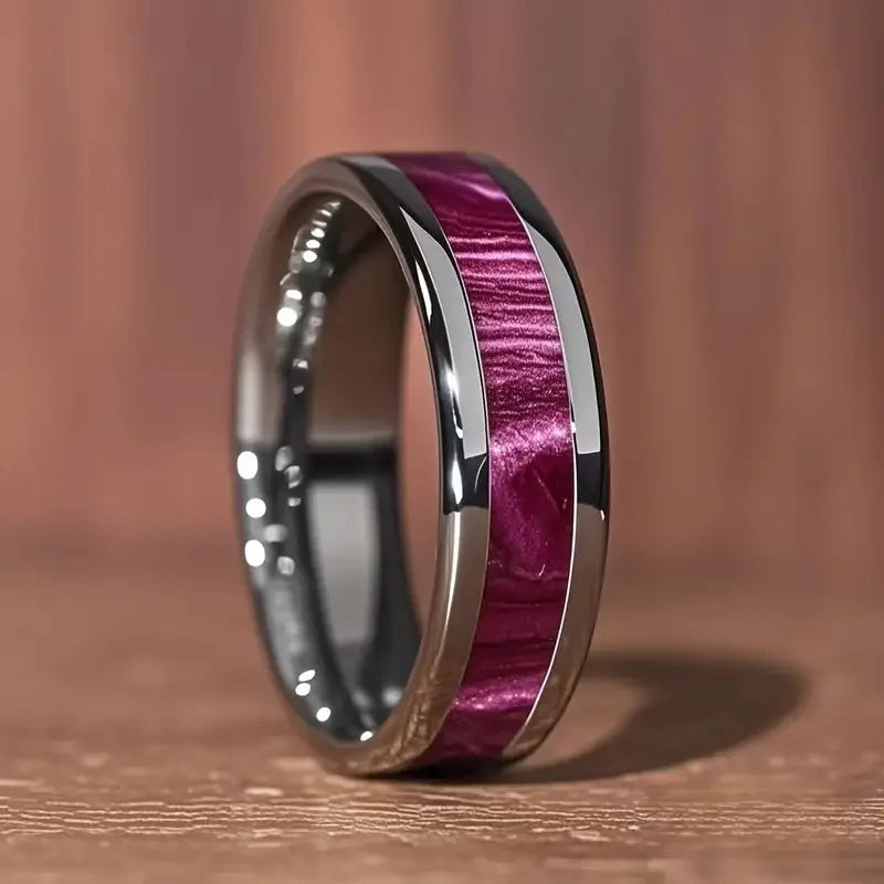 Smart Health Ring - 6mm Stainless Steel Fitness Tracker & Oxygen Monitor 8 Tidesmit