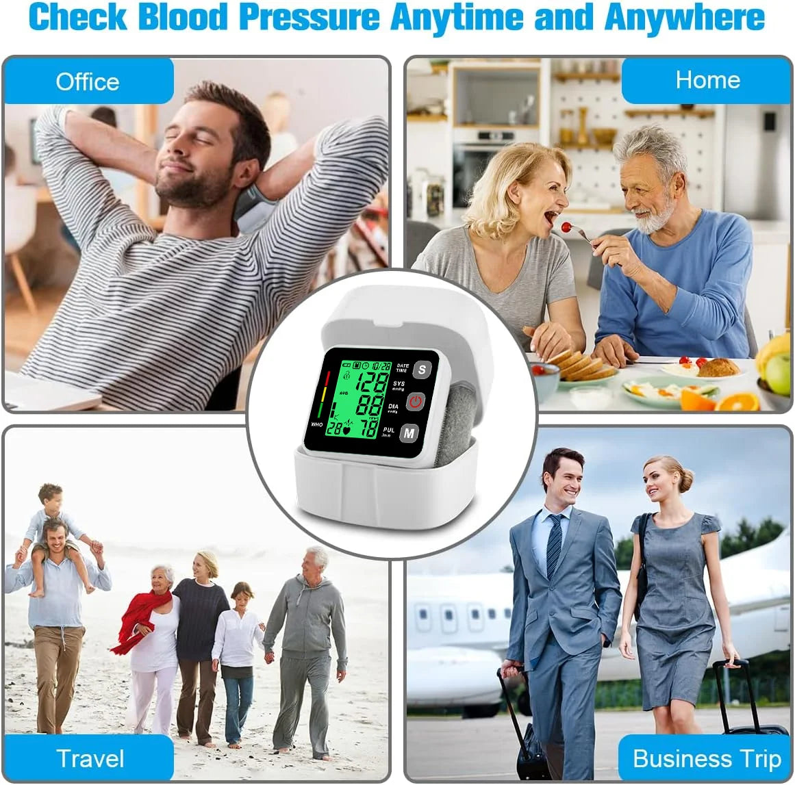 blood pressure meter tensiometer digital blood pressure monitors medical sphygmomanometer heart rate pulsometer pressure device