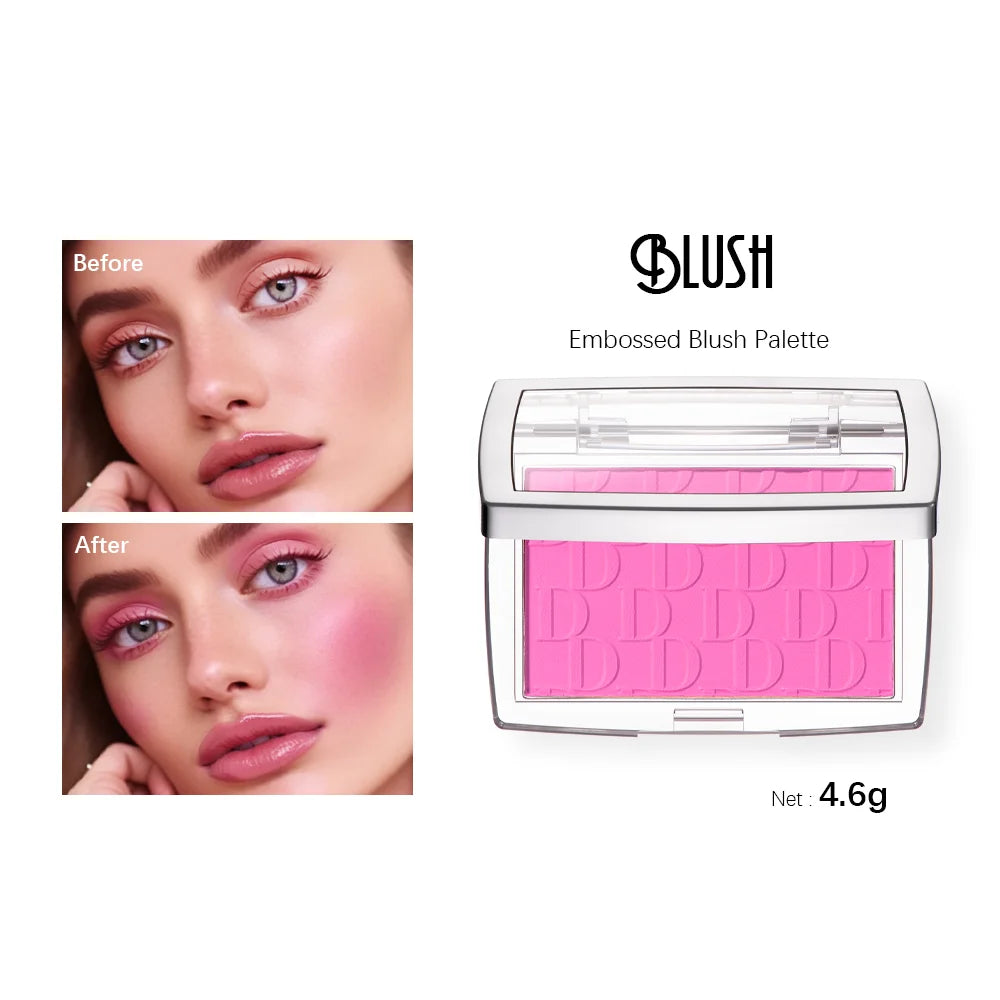 Tidesmit waterproof matte blush powder for natural face contouring and bright cheek makeup