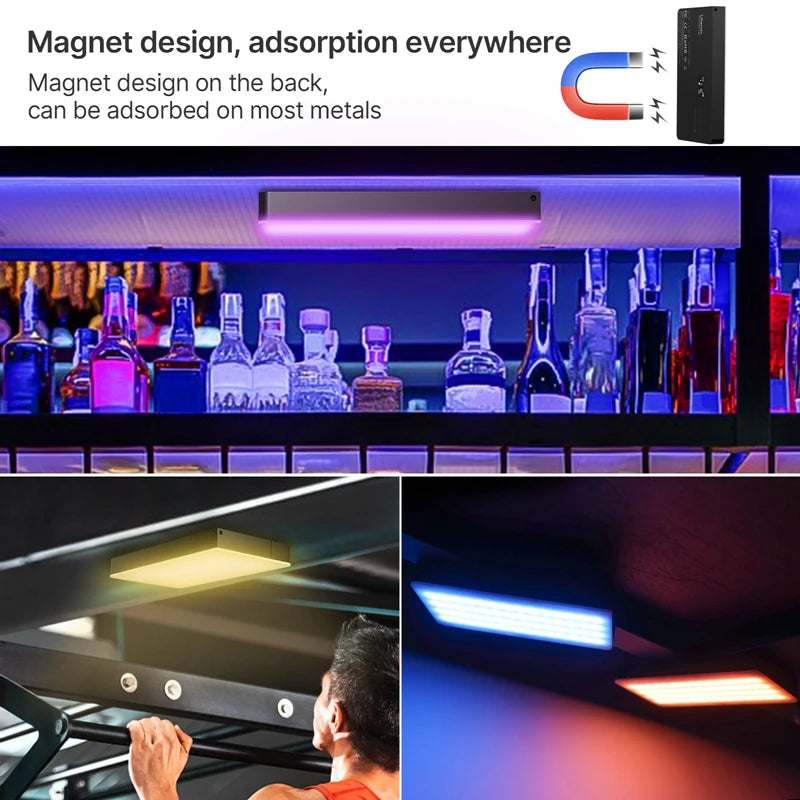 RGB LED Video Light | Portable 4000mAh CRI 95+ Pocket Panel (Ulanzi LT002) Tidesmit