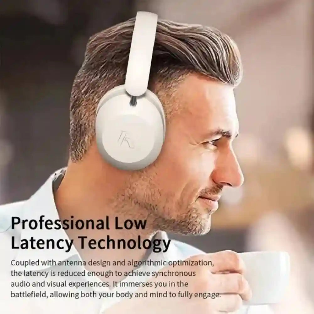 Wireless Headphones with Active Noise Cancellation & Low Latency Audio Tidesmit
