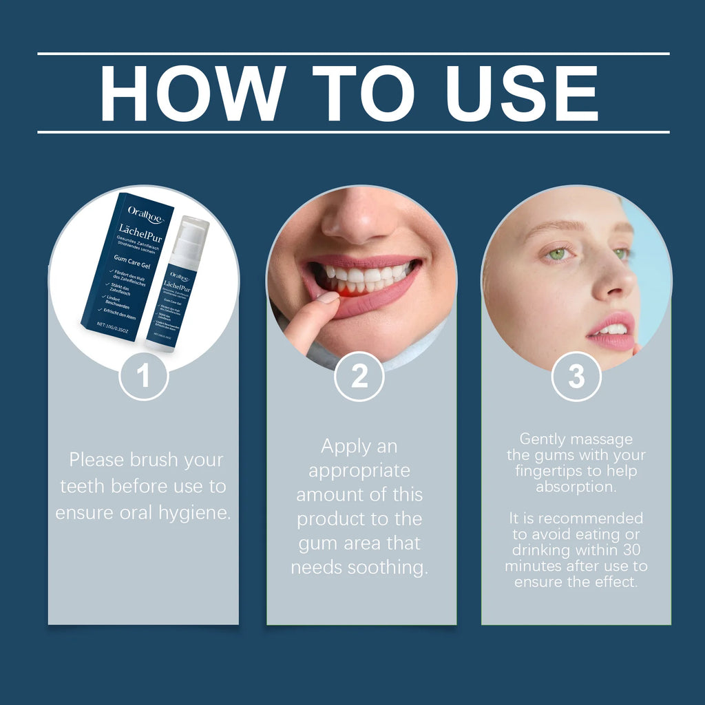 Tidesmit teeth whitening and gum soothing gel travel size serum for fresh breath and oral care repair