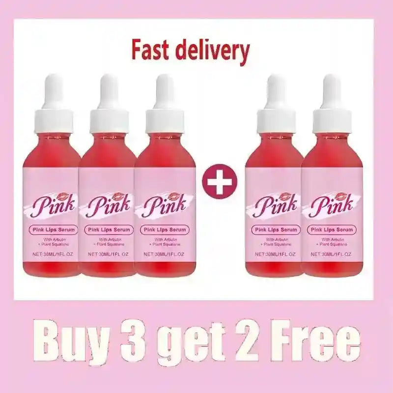 Instant Lip Plumping Serum | Moisturizing Anti-Wrinkle Treatment Lip Care 5pcs Tidesmit