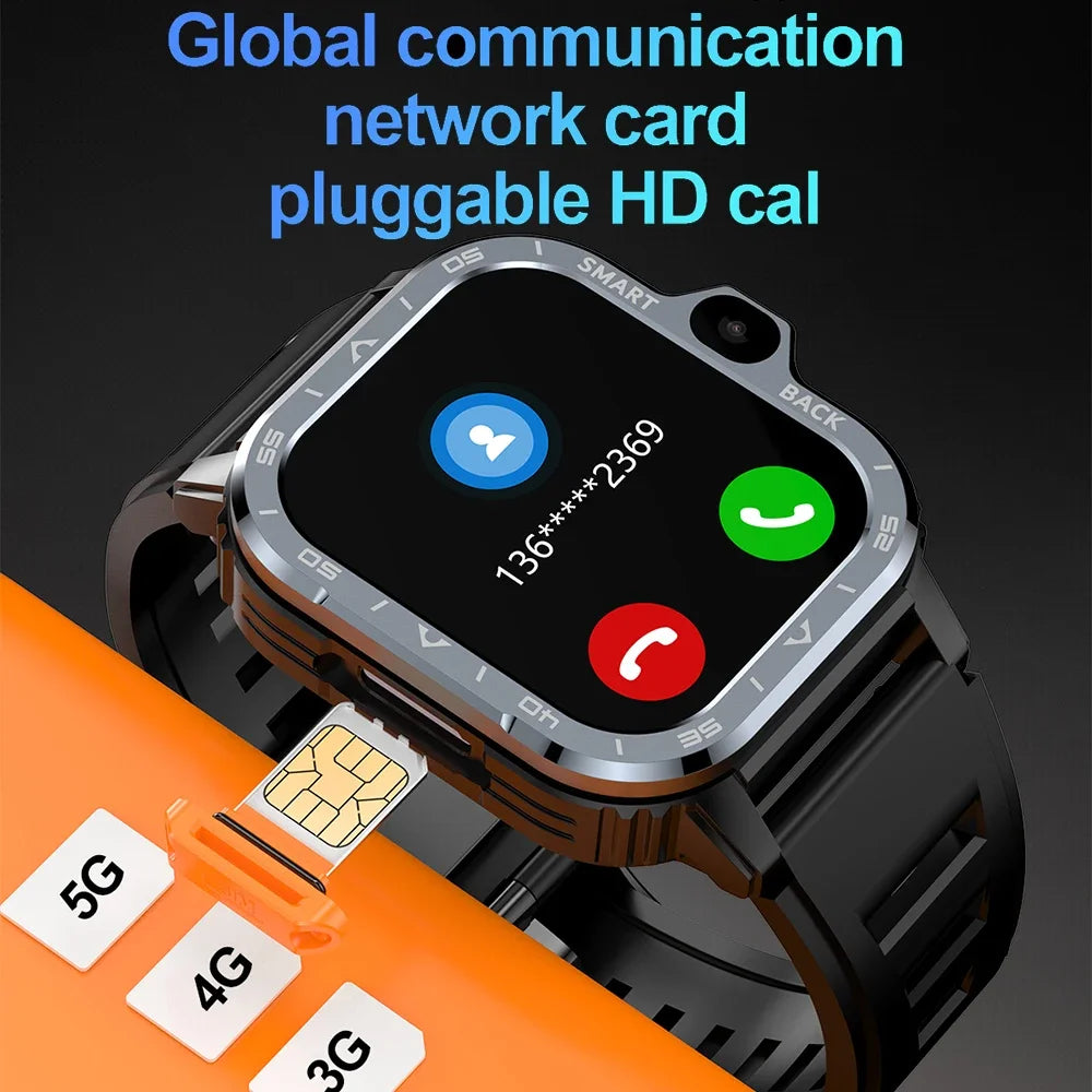 2026 PGD Android Smart Watch Men GPS 16G/64G ROM Storage HD Dual Camera NFC 2G 4G SIM Card WIFI Wireless Fast Internet Access