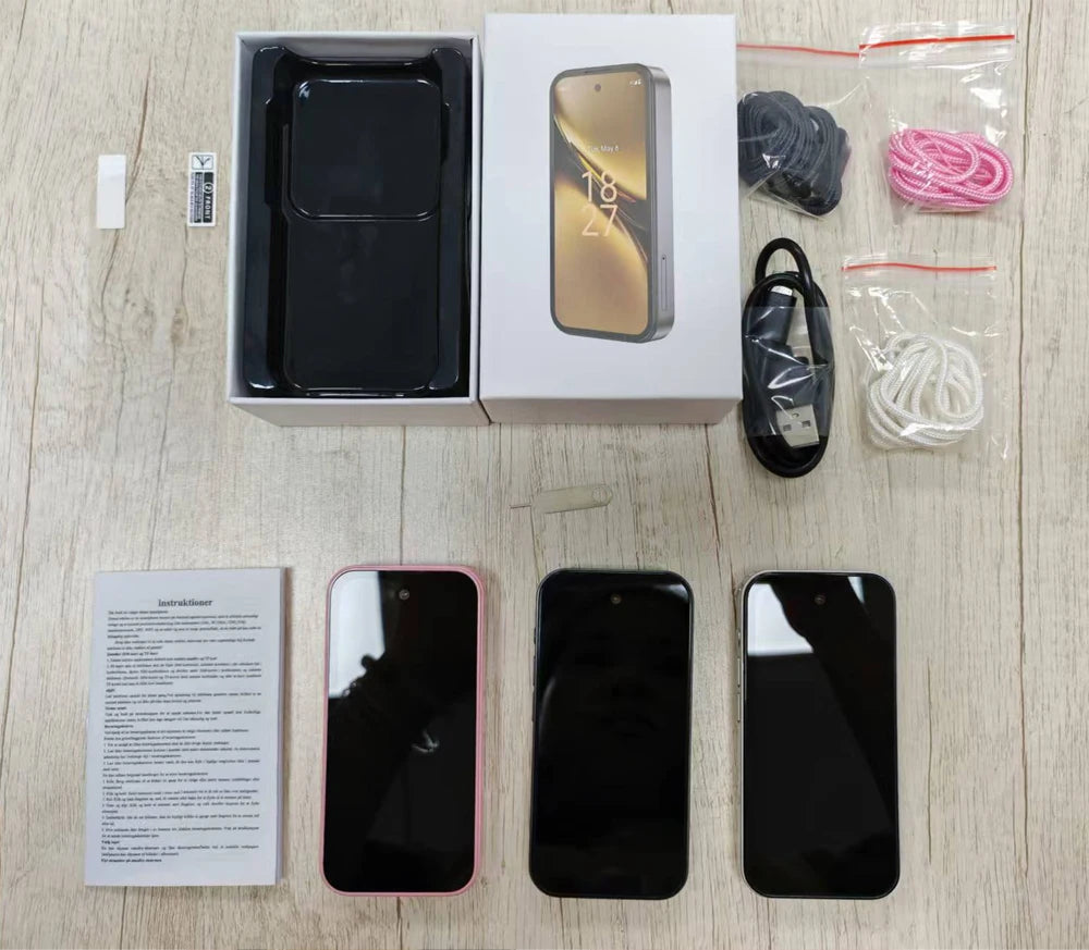 UNIWA Q333 4G Full Bands MINI Smartphone Android 4GB+64GB Mobile Phone 2000mAh Face ID WhatsApp GPS Small Phone Support TF Card