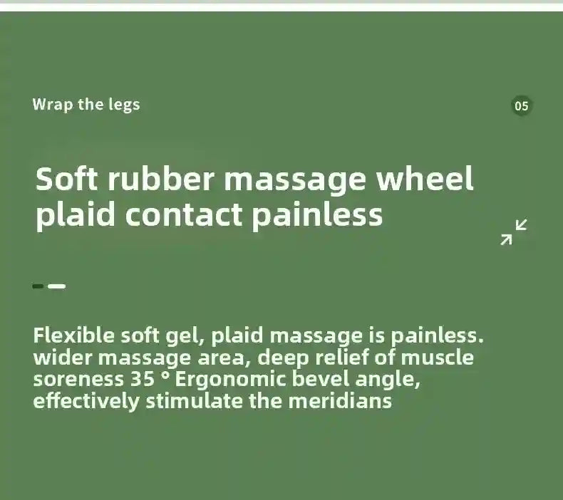 Massage Roller Ring for Full Body Muscle Relief - Tidesmit Rechargeable Massage Roller Tidesmit