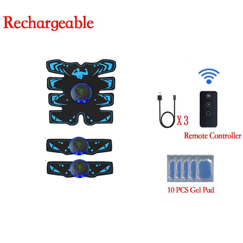 EMS Muscle Stimulator for Abdominal Toning and Body Shaping - TYPE01 Body Shaping Massage Equipment TYPE02M03 Tidesmit