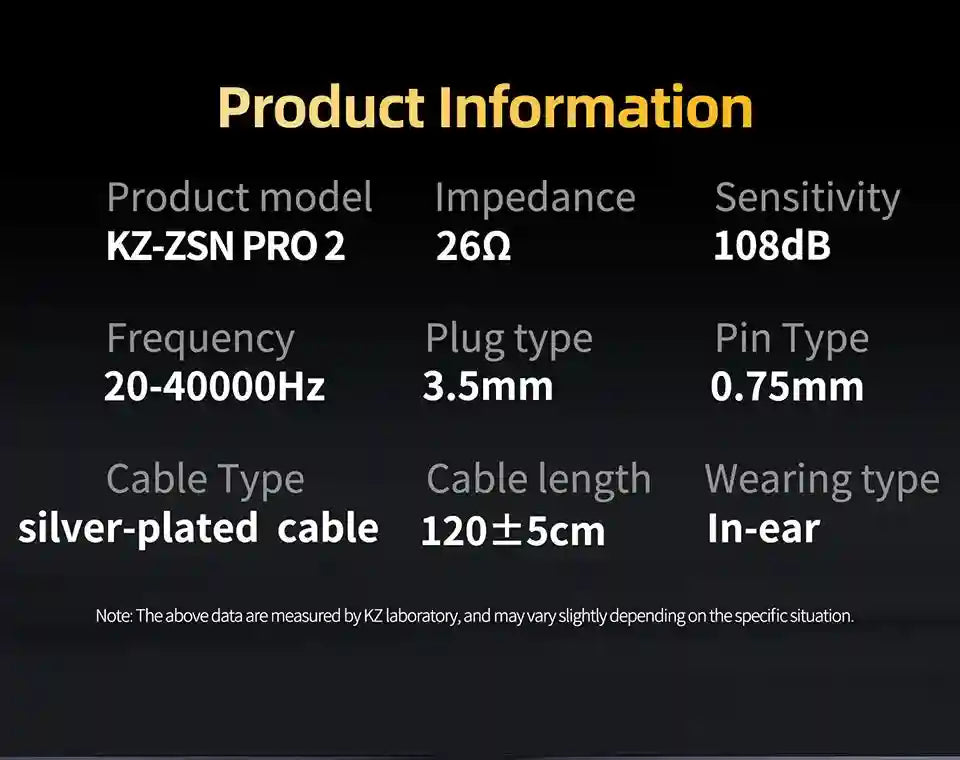 KZ ZSN Pro 2 In-Ear Monitors: Hybrid Dual Driver HiFi Audio Tidesmit