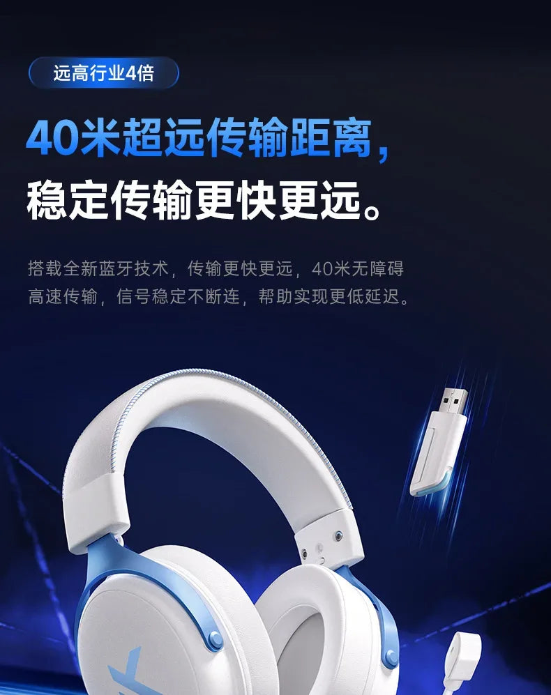 MCHOSE V9 Pro Wireless Gaming Headset: Four-Mode Connectivity Tidesmit Tidesmit