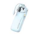 Portable Charger 10000mAh with Integrated USB-C Cable | Tidesmit Light blue Tidesmit