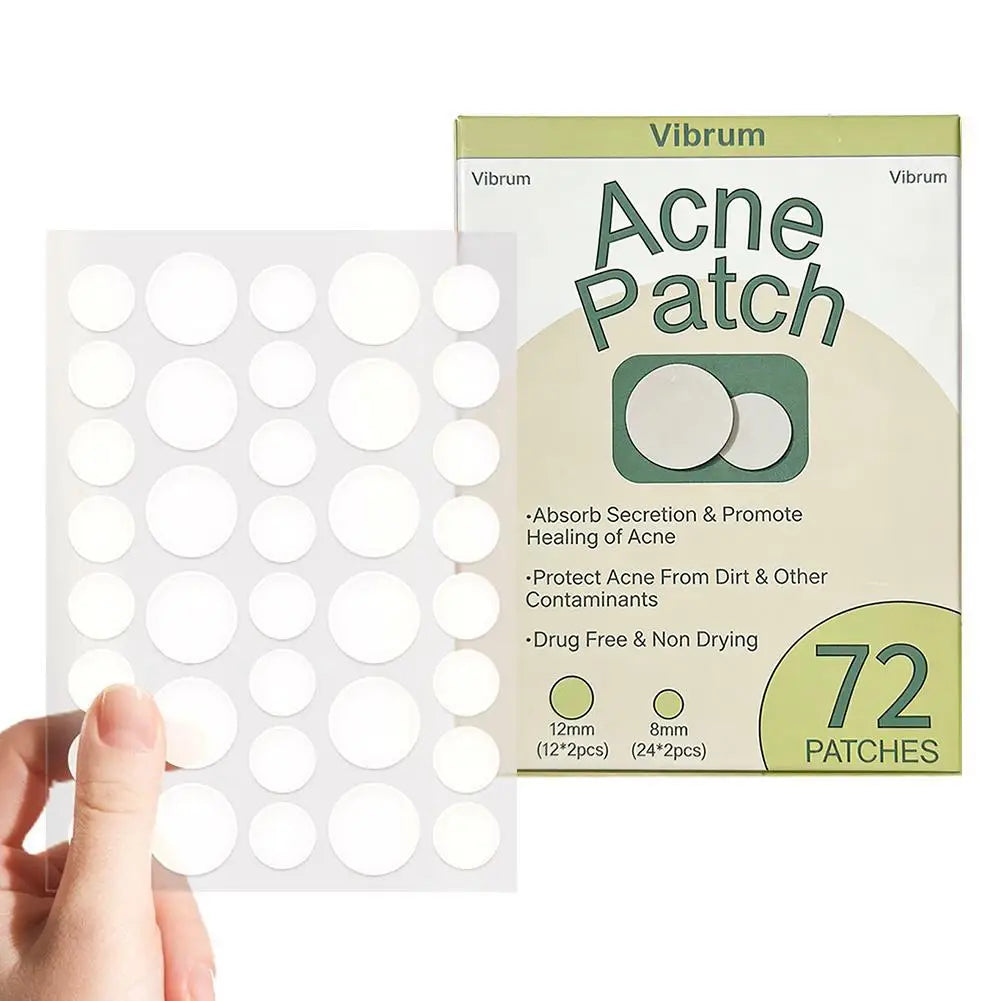 Invisible Pimple Patches for Face with Tea Tree Oil, 72/288 Counts Hydrocolloid Acne Pimple Patches Blemish Dots Patch Stickers