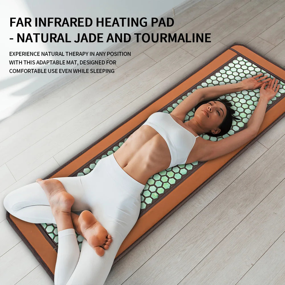 Jade Massage Cushion with Far Infrared Heat Therapy for Muscle Relief Massage Cushion Tidesmit