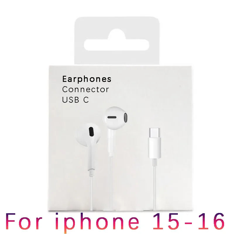 USB-C Wired Earphones for iPhone 15 and 16 - Tidesmit Audio Gift box packing 1 Tidesmit