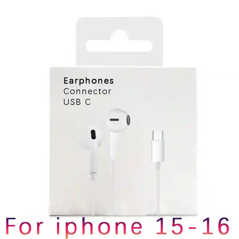 USB C Wired Earphones with Microphone - High-Fidelity Audio Clear Calls Gift box packing 2 Tidesmit
