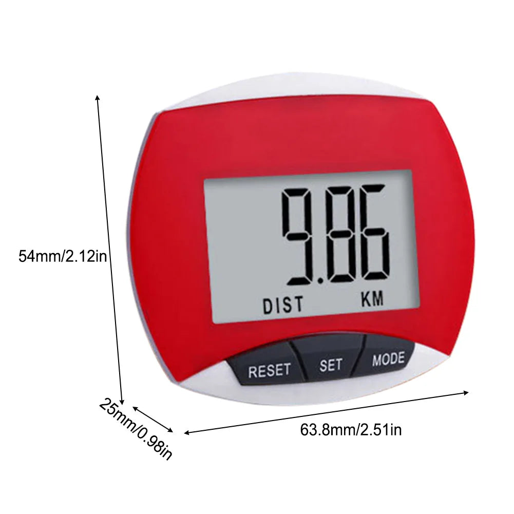Walking Pedometer Portable Pedometer Multi-Function Accurate Step Tracker Mile Kilometer Calorie Calculation for Outdoor Sports