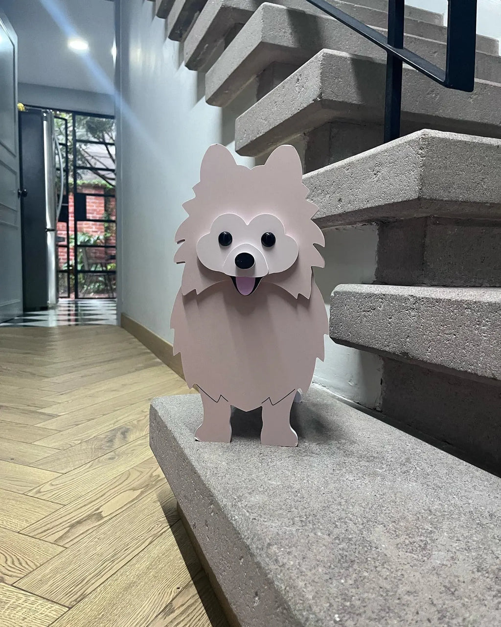 Cute Animal DIY Flower Planter PVC Pet Dog Potted Garden Yard Decoration Plant Container Holder Decor Garden Flower Pots  Orname
