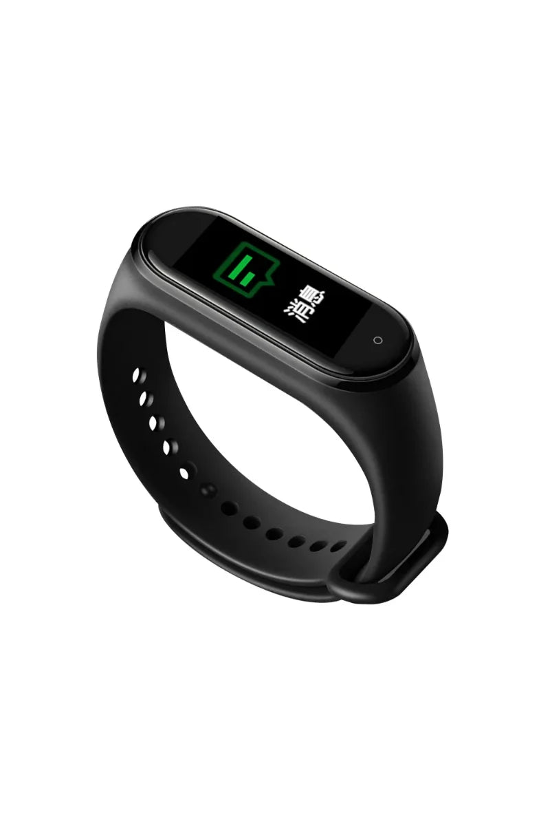 Bluetooth Exercise Step Counting, Information Reminder, Alarm Clock, Heart Rate, Sleep Health Monitoring, Gift M4 Smart Bracelet