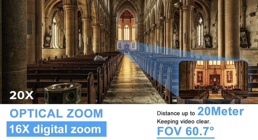 Runpu 4K60FPS NDI Camera POE 12X 20X Zoom AI Tracking PTZ Camera SDI HDMI USB POE IP Conference Camera for Church Live Streaming