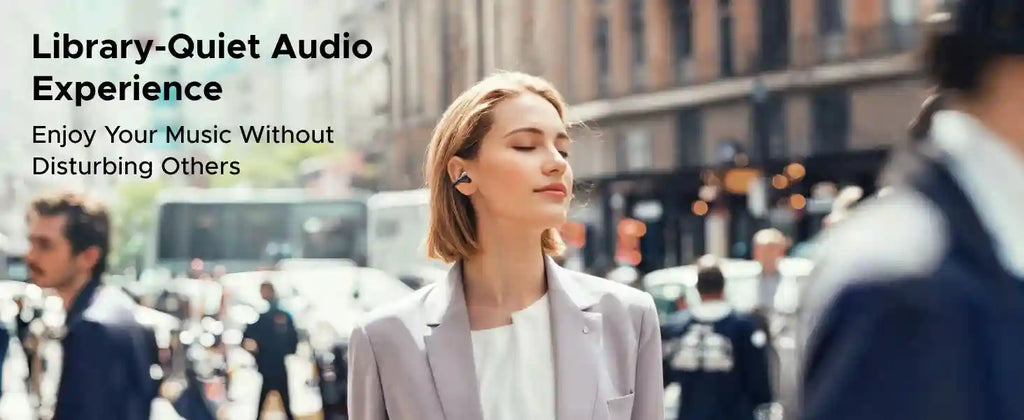 Wireless Headphones with 30H Playtime and 4 Mic Hands-Free Calls Tidesmit
