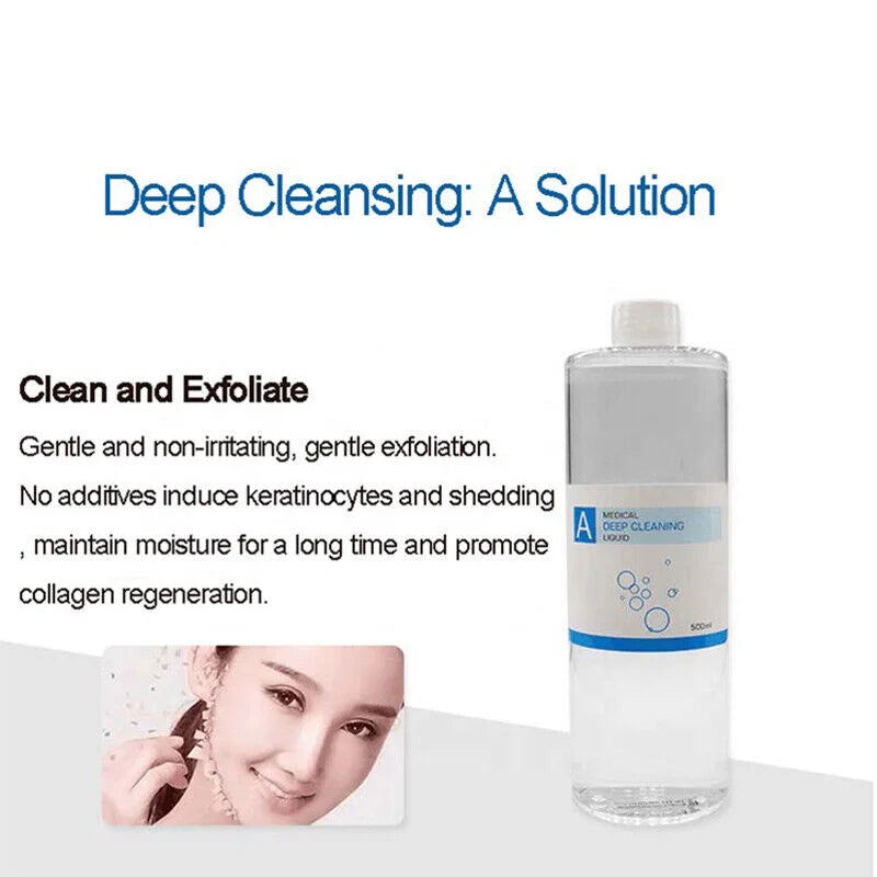 Aqua Peeling Solution for Deep Facial Exfoliation - Professional Formula Scrubs Treatments Tidesmit