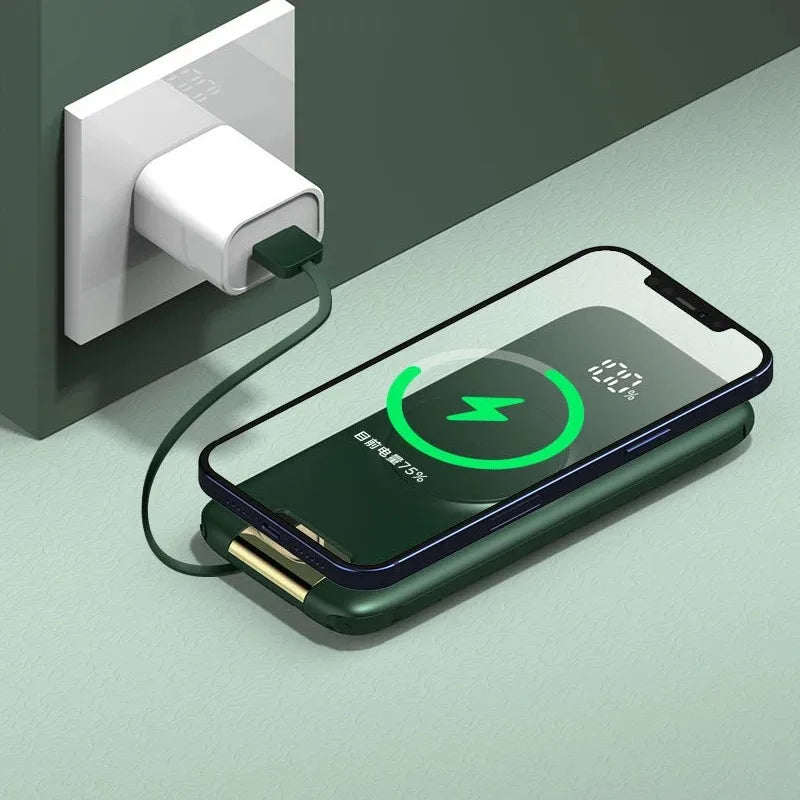 20000mAh Fast Charging Power Bank with Built-in Cables by Tidesmit Tidesmit