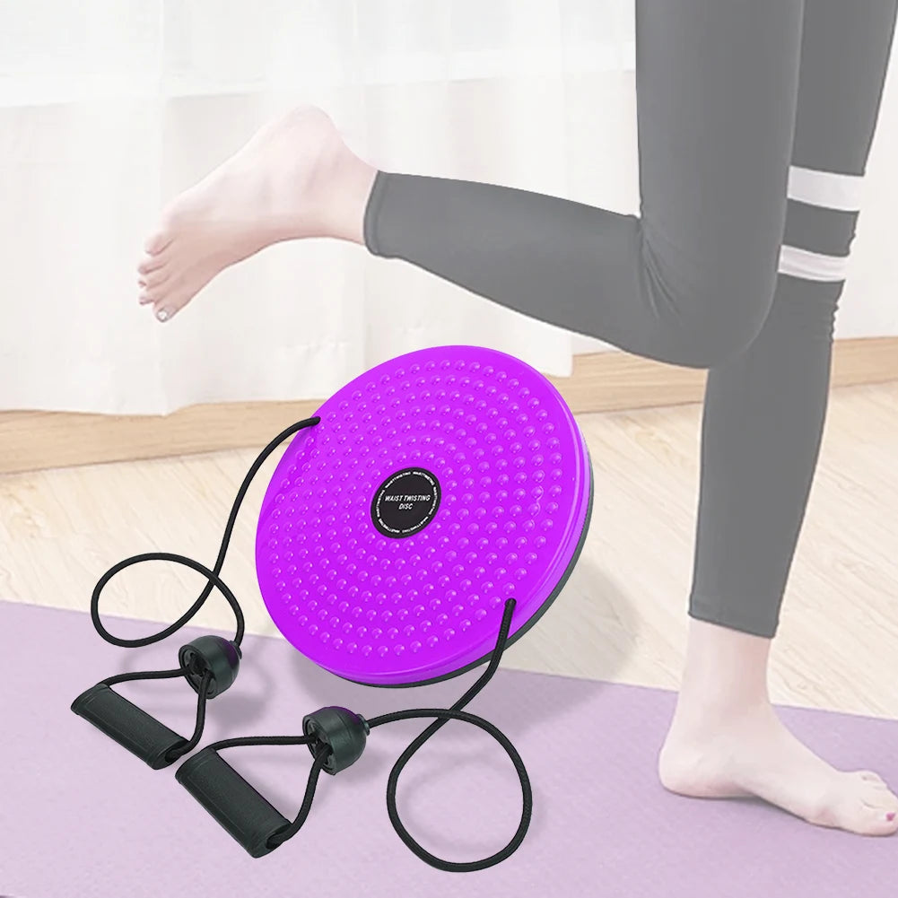 Ab Twister Board with Massage Foot Plate - Full Body Slimming Body Shaping Massage Equipment Tidesmit