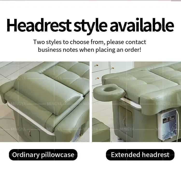 Electric Shampoo Bed for Head Therapy | Adjustable Salon Sofa | Tidesmit Massage Chairs Tidesmit