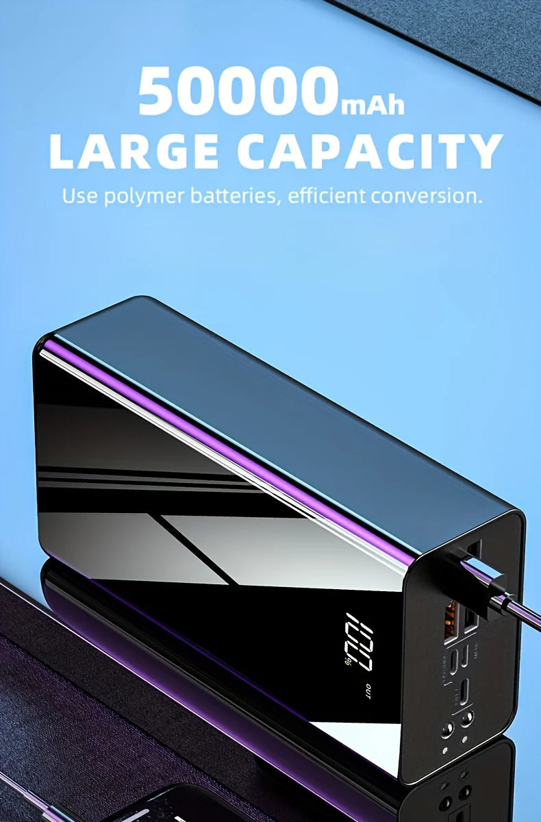 Portable Charger 100000mAh Power Bank with 4 USB Ports and PD Tidesmit