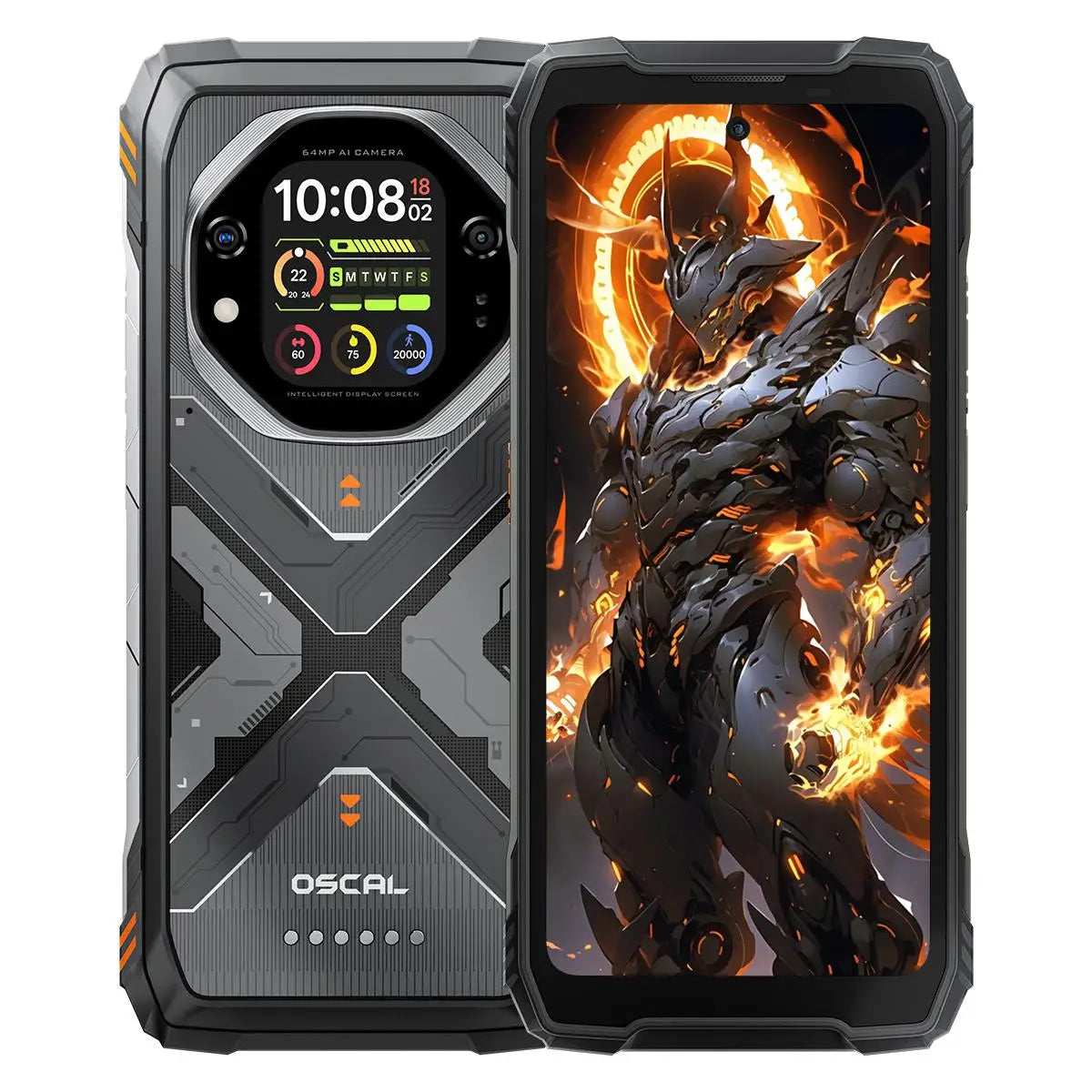 Blackview Oscal TANK 1 Rugged Phone 16GB+512GB 64MP Telephone 6.78 inch Display Android 15 DokeOS 4.2 Mediatek Dimensity 7050 5G