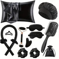 Facial Massage Roller Kit 13-Piece Set for Targeted Skincare Relief Massage Roller black Tidesmit