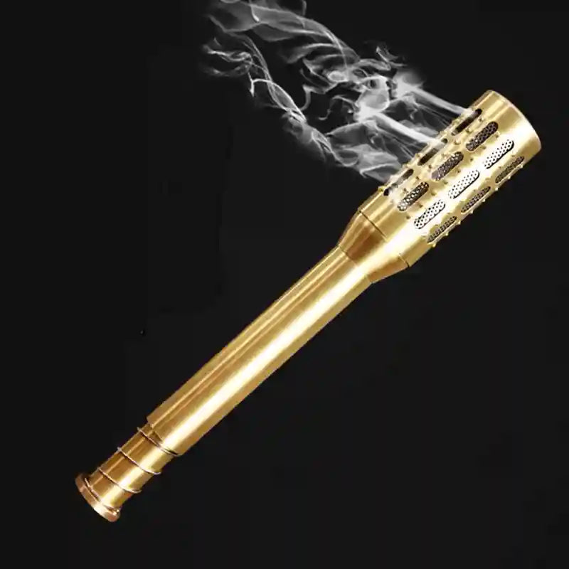 Moxibustion Massage Stick: Portable Brass Acupoint Wellness Tool Relaxation Treatment Tidesmit