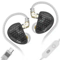 Wired In-Ear Monitors: 16BA Balanced Armature Noise Isolating IEMs AS16proBlackMictypec Tidesmit