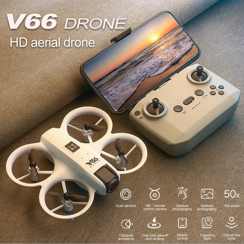 4K Camera Drone: Foldable Wide Angle WiFi Quadcopter for Beginners Tidesmit