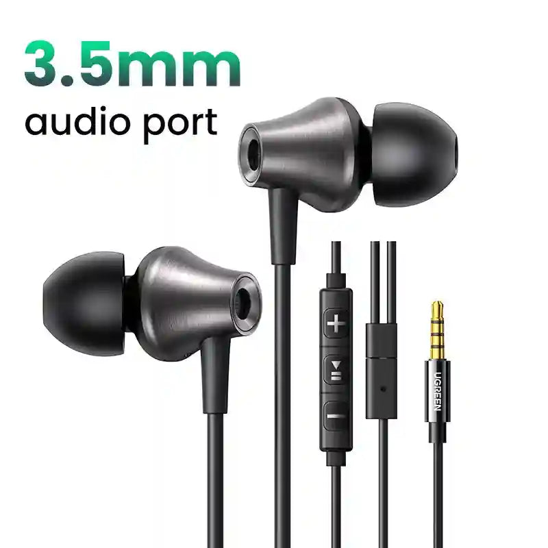 USB C Wired Earbuds with Microphone - HiFi Stereo In-Ear Headphones 3.5mm port Tidesmit
