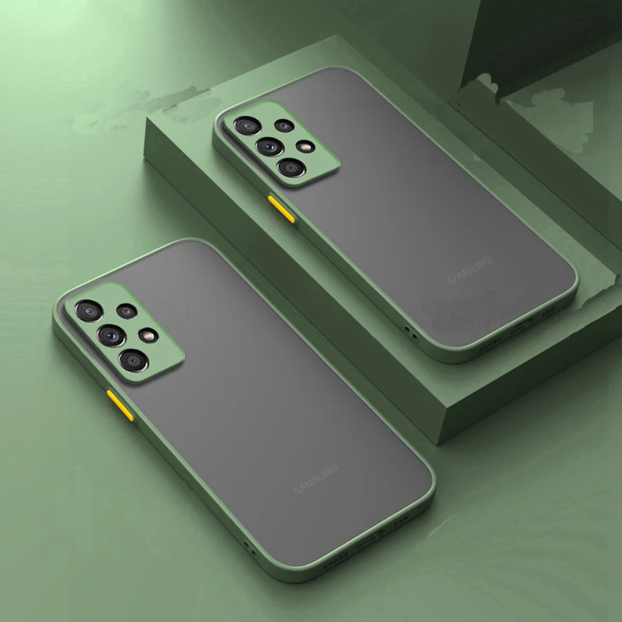 Samsung Galaxy A55 Shockproof Case: Military-Grade Drop Protection Army Green Tidesmit