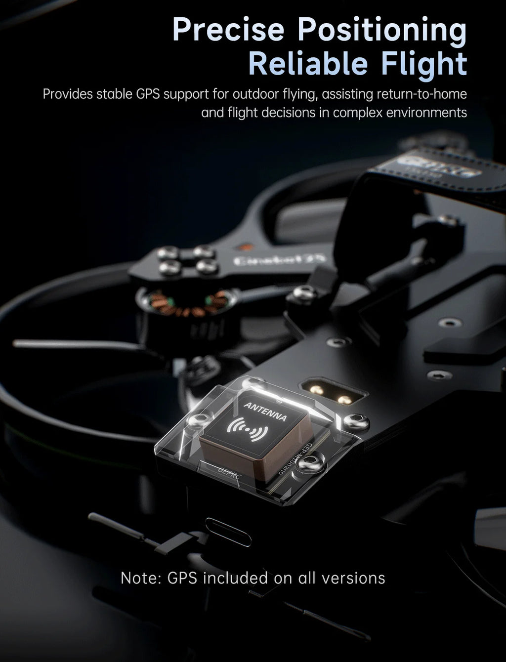 Cinebot25 V2 O4 Pro 2.5 Inch Cinewhoop Drone for Smooth 4K FPV Footage Tidesmit