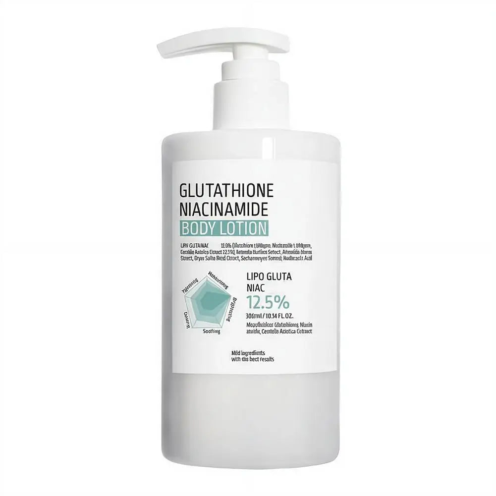 300ml Soothing Repair Centella Asiatica Body Care Cream Brighten Skin Tone Deep Moisturizing Glutathione Niacinamide Body Lotion