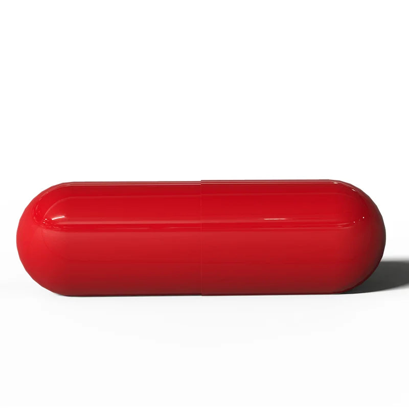 Empty Size 00 Gelatin Capsules 500 Count - Food Grade Tidesmit Permanent Makeup Machines Red Joined Tidesmit